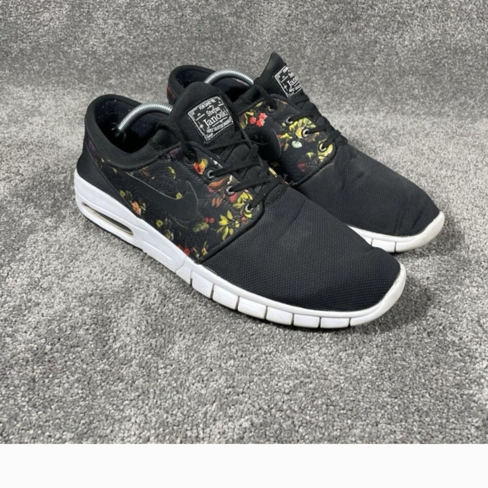 Nike Black Floral Sneakers